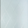 Тип стекла сатинат, контурный полимер б-цв. рис. ромб